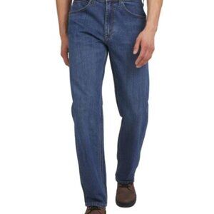 Wrangler Men's Regular Fit free to stretch, Blue Denim Jeans, 30x30/ 34x30